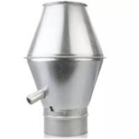 Rokaflex Deflektorhaube DN 100 mit Muffe