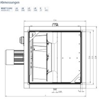 Systemair MUB/T 042 450D4 Abluftventilator