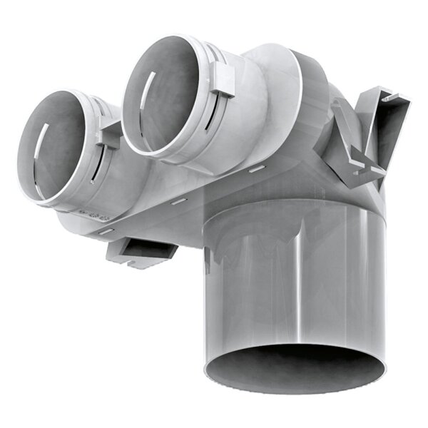 Blauberg Deckenventiladapter BlauFast RPZ 125/75x2 01