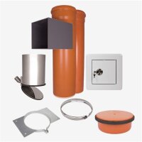 Wäscheschacht durch zwei Etagen, 2x Einwurf vorne -...