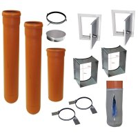 Wäscheschacht durch eine Etage, 1x Einwurf oben -...