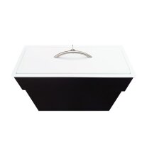 Wäscheabwurf Einwurftüre Metall von oben...