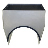 Austrovac Anbau-Schurre breit für KG-Rohrdurchmesser Ø 250 mm 300x300 mm