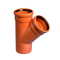 Wäscheabwurf Abzweiger 45° für...