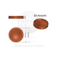 Wäscheabwurf Endkappe für Rohrdurchmesser...