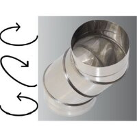 Verstellbogen 4-teilig für VA-Rohrdurchmesser...