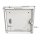 Austrovac Wäscheabwurf Einwurftüre 330x330 mm, Metallweiß mit Pushlock Funktion