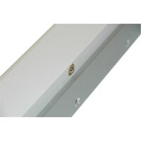 Austrovac Wäscheabwurf Einwurftüre 300x300 mm, Anschluss eckig, MDF weiß - ohne Schloss, mit Bügelgriff 366x366mm