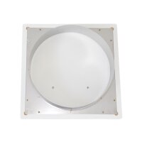 Austrovac Wäscheabwurf Einwurftüre für Rohr-Ø 300 mm, Anschluss rund, MDF weiß - ohne Schloss