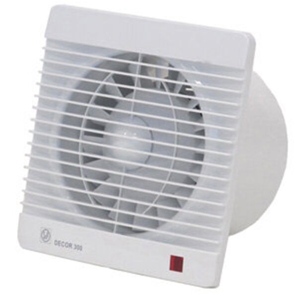 S&P DECOR-300 CRZ DESIGN Kleinraumventilator, Nachlauf