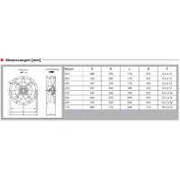 S&P TCBT/4-400/H Ex Axialventilator, EX, 400V, DN400