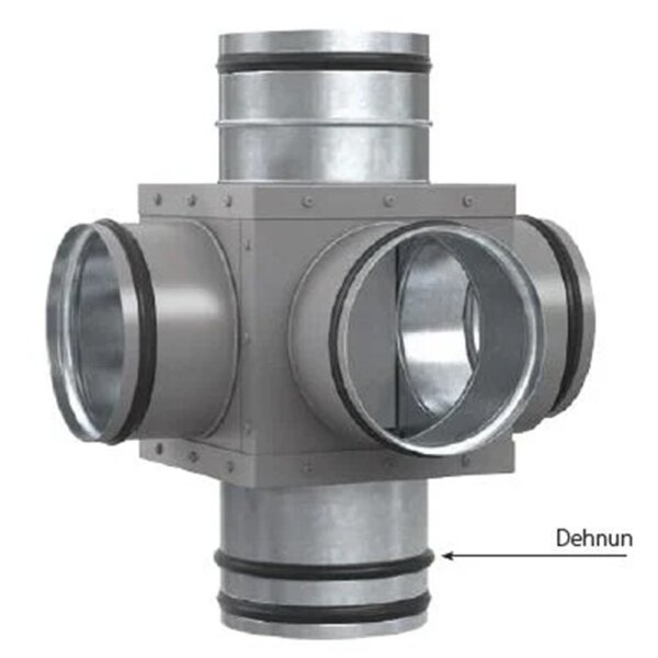 S&P RSG-200/125 VLR Rauch-Schutz-Gehäuse, 3 Abzweige