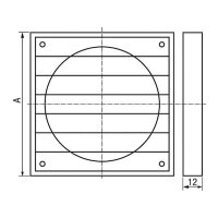S&P PER-125  Verschlussklappe, selbsttätig,...