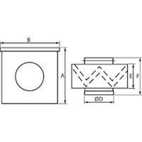 S&P MFL-315 Luftfilterbox, Vliesfilter G4, DN315
