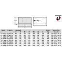 S&P MFL-200  F Luftfilterbox, Leergehäuse, DN200