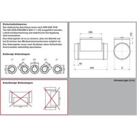 S&P MBE-315/30 T-R Elektro-Heizregister, integr. Regelung