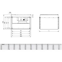 S&P IRAT/4-315 B-N Kanalventilator, schallgedämmt, 400V