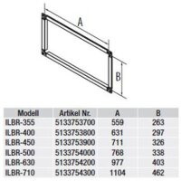 S&P ILBR-710 Gegenflansch, eckig, für ILHB/T