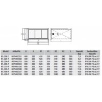 S&P IFL-285  F  Kanal-Luftfilterbox, Leergehäuse