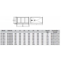 S&P IFL-200  F  Kanal-Luftfilterbox, Leergehäuse