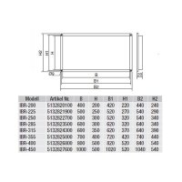 S&P IBR-355 Gegenflansch, eckig