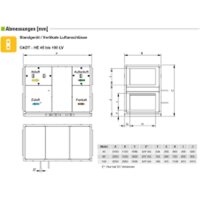 S&P CADT-HE-DI 100 RV ECOWATT WRG-Gerät, EC, Gegenstrom-WT, vertikal