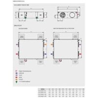 S&P Lüftungsgeräte mit Gegenstromwärmetauscher CAD-COMPACT 2500 ADVANCED WRG-Flachgerät,EC,Gegenstr.-WT,Regelung