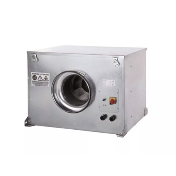 S&P CAB-200 ECOWATT Lüftungsbox, schallgedämmt, EC, DN200