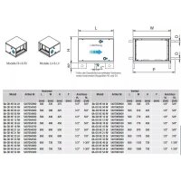 S&P BA-DX HE 40/45 LH Kühl- und Heizregister,...