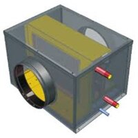 S&P BA-AF 400 R Kühlregister, Kaltwasser, DN400,...