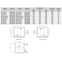 S&P BA-AF 400 L Kühlregister, Kaltwasser, DN400,...