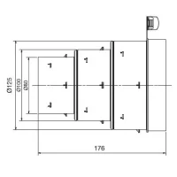S&P ATRF 125/100/80 Verbindungsstück