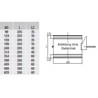S&P AKM-250 Absperrklappe, motorbetätigt