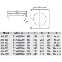 S&P AJPA-2 D355 Anschlussplatte