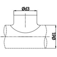 Rokaflex Lüftungsrohr Sattelstutzen 90° DN...