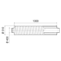 Maico Rohrschalldämpfer RSR 40/50-1...