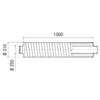 Maico Rohrschalldämpfer RSR 25-1...