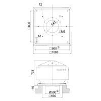 Maico Radial-Dachventilator DRD V 50/4 Ex...
