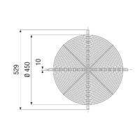 Maico Schutzgitter SGRI 45 Nennweite 450, Schutzgitter