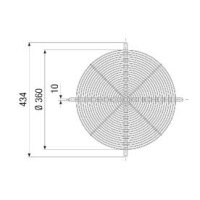 Maico Schutzgitter SGRI 35 Nennweite 350, Schutzgitter