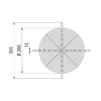 Maico Ansaugschutzgitter SGEI M 20-25-50 Nennweite...