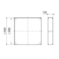 Maico Verbindungsrahmen VRI 63 Nennweite 630,...