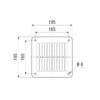 Maico Ausblasschutzgitter SGAI ES 10 Nennweite 100,...