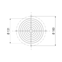 Maico Ausblasschutzgitter SGAI 10 Nennweite 100,...