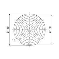 Maico Ansaugschutzgitter SGEI 10 Für Nennweite 100,...