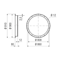 Maico Gegenstutzen GSI 80 Gegenstutzen für Nennweite...