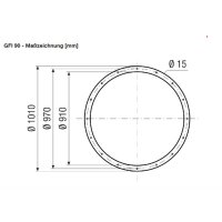 Maico Gegenflansch GFI 90 Gegenflansch für Nennweite...