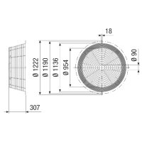 Maico Berührungsschutzgitter SGCI 112 Nennweite...
