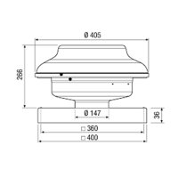 Maico EHD 15 EC Mini-Dachventilator für den privaten...