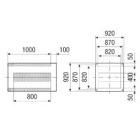 Maico Sockelschalldämpfer SDVI 63-75 Nennweite...